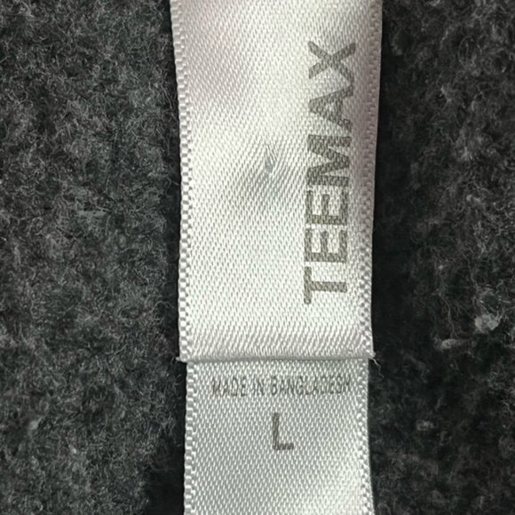 Men’s Teemax Zip Up Hoodie Size Large - Picture 3 of 4